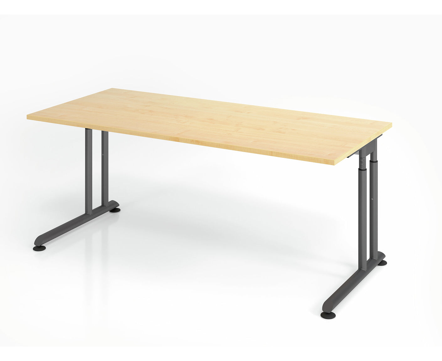 Schreibtisch Z-Serie | inkl. Kabelwanne | C-Fuß | höheneinstellbar