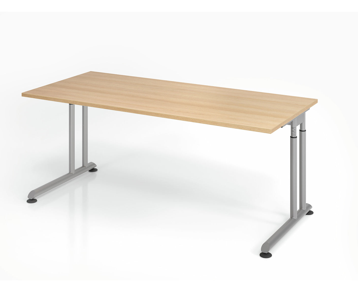 Schreibtisch Z-Serie | inkl. Kabelwanne | C-Fuß | höheneinstellbar