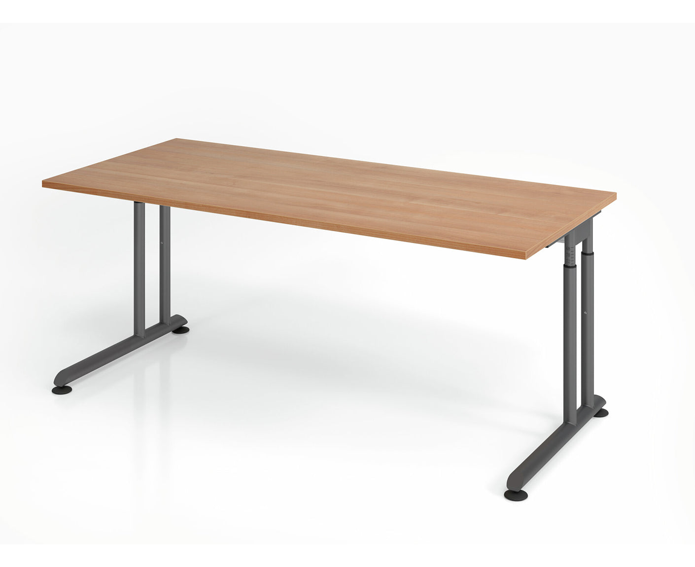 Schreibtisch Z-Serie | inkl. Kabelwanne | C-Fuß | höheneinstellbar