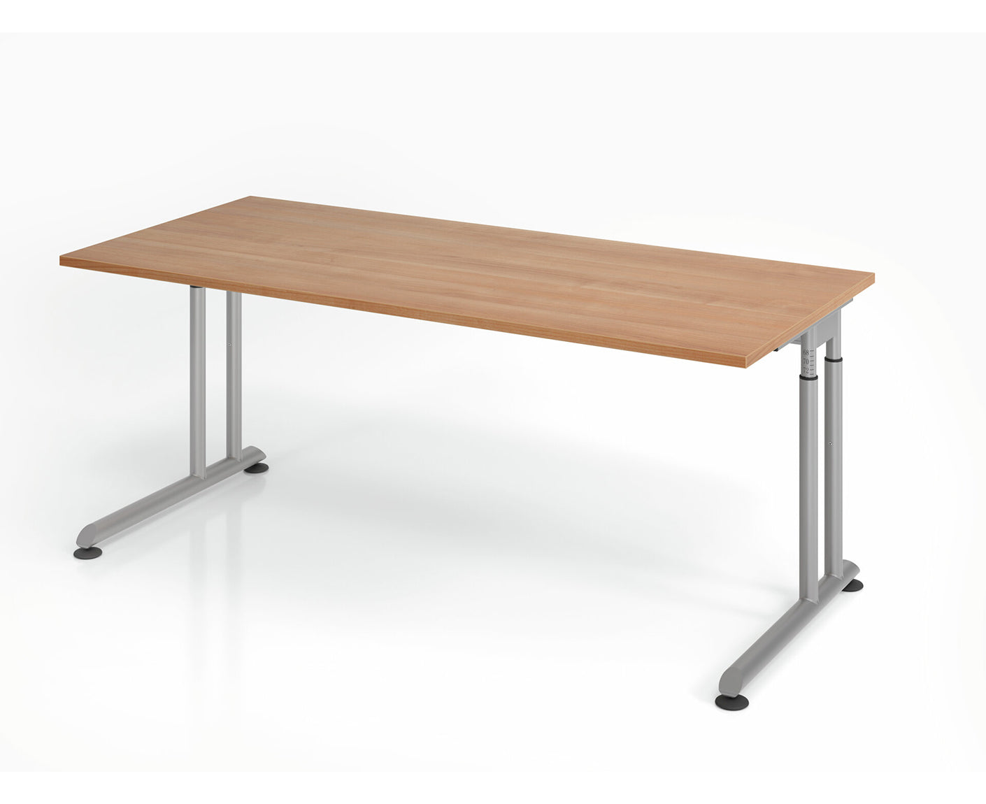 Schreibtisch Z-Serie | inkl. Kabelwanne | C-Fuß | höheneinstellbar