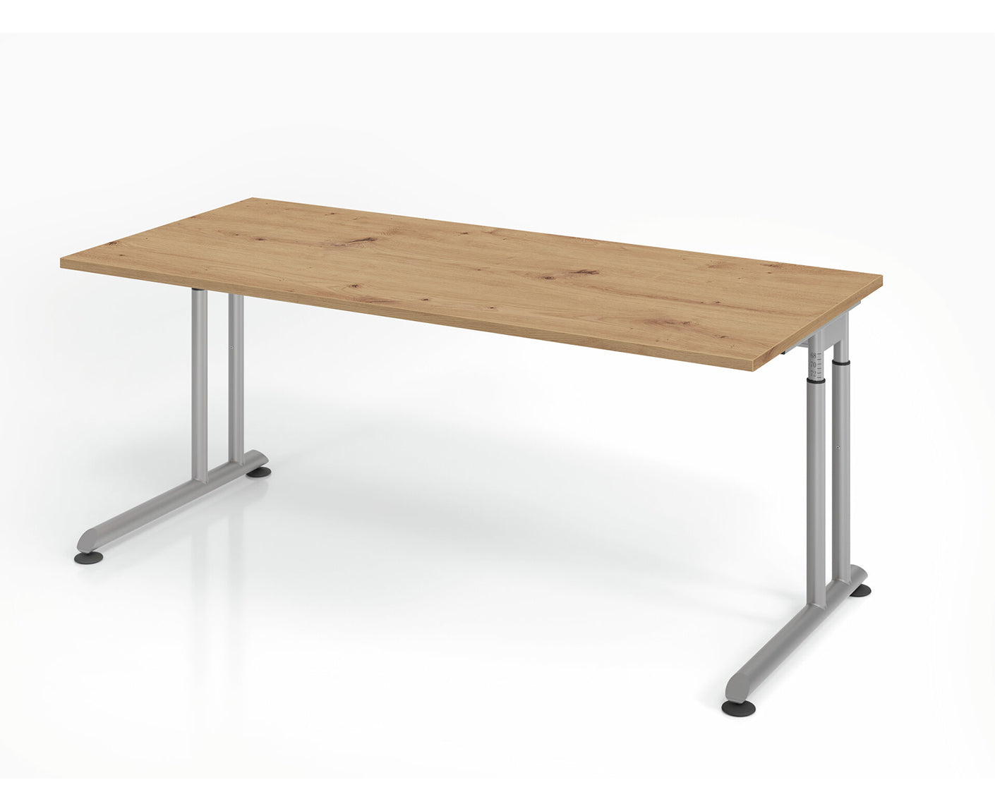 Schreibtisch Z-Serie | inkl. Kabelwanne | C-Fuß | höheneinstellbar