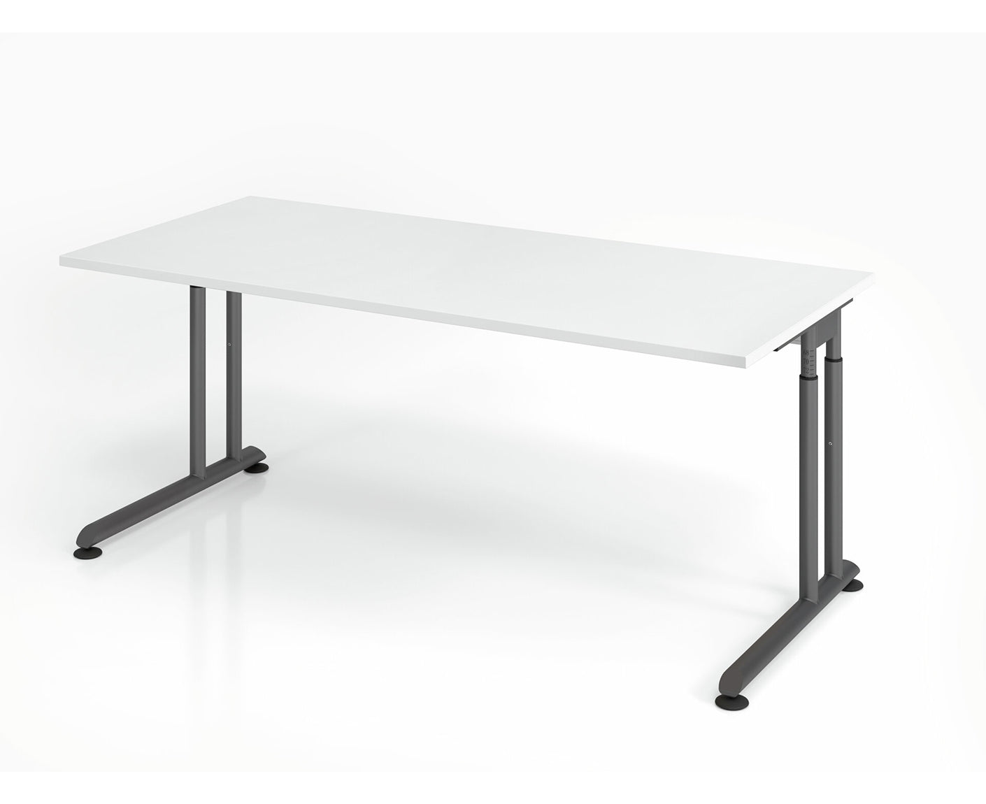 Schreibtisch Z-Serie | inkl. Kabelwanne | C-Fuß | höheneinstellbar