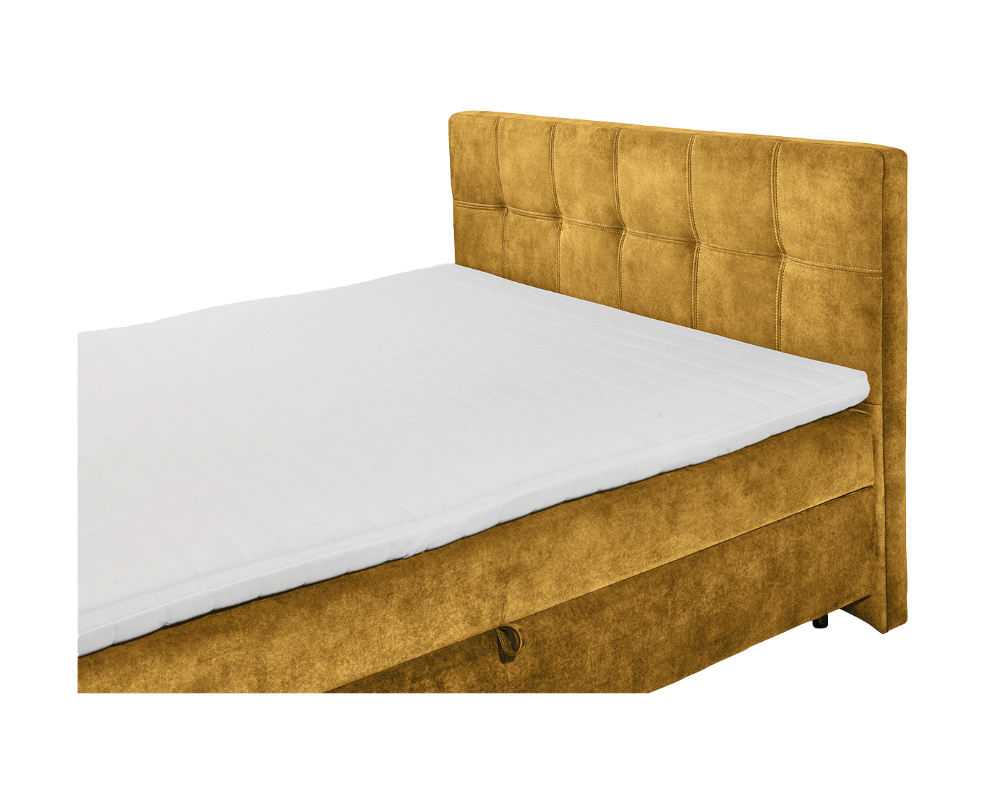 Valetta Boxbett / Polsterbett Doppelbett mit Bettkasten, Farbe und Größe wählbar