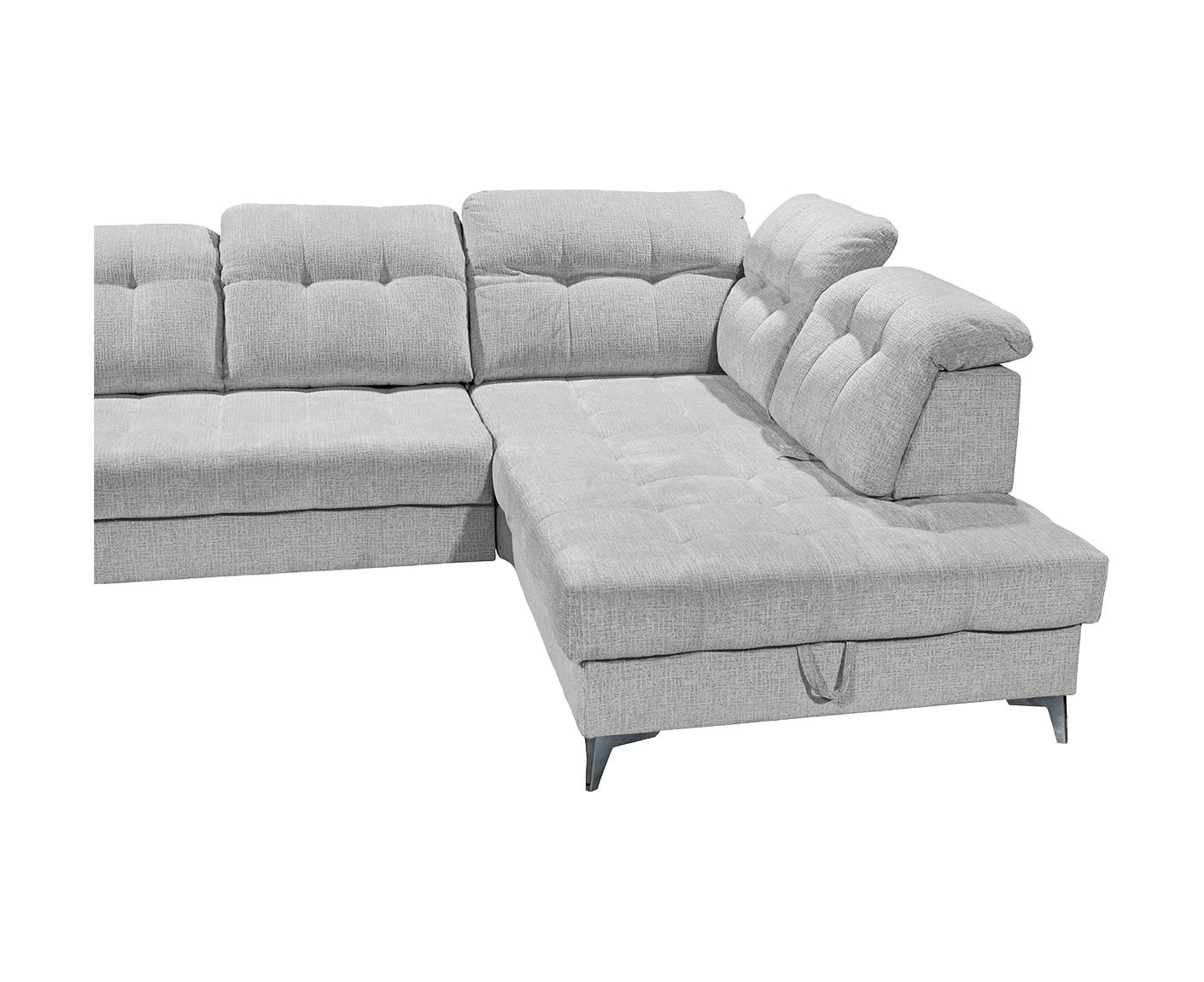 Varadero Ecksofa 289 x 220 cm, mit verstellbaren Kopfstützen & elektrischer Sitztiefenverstellung