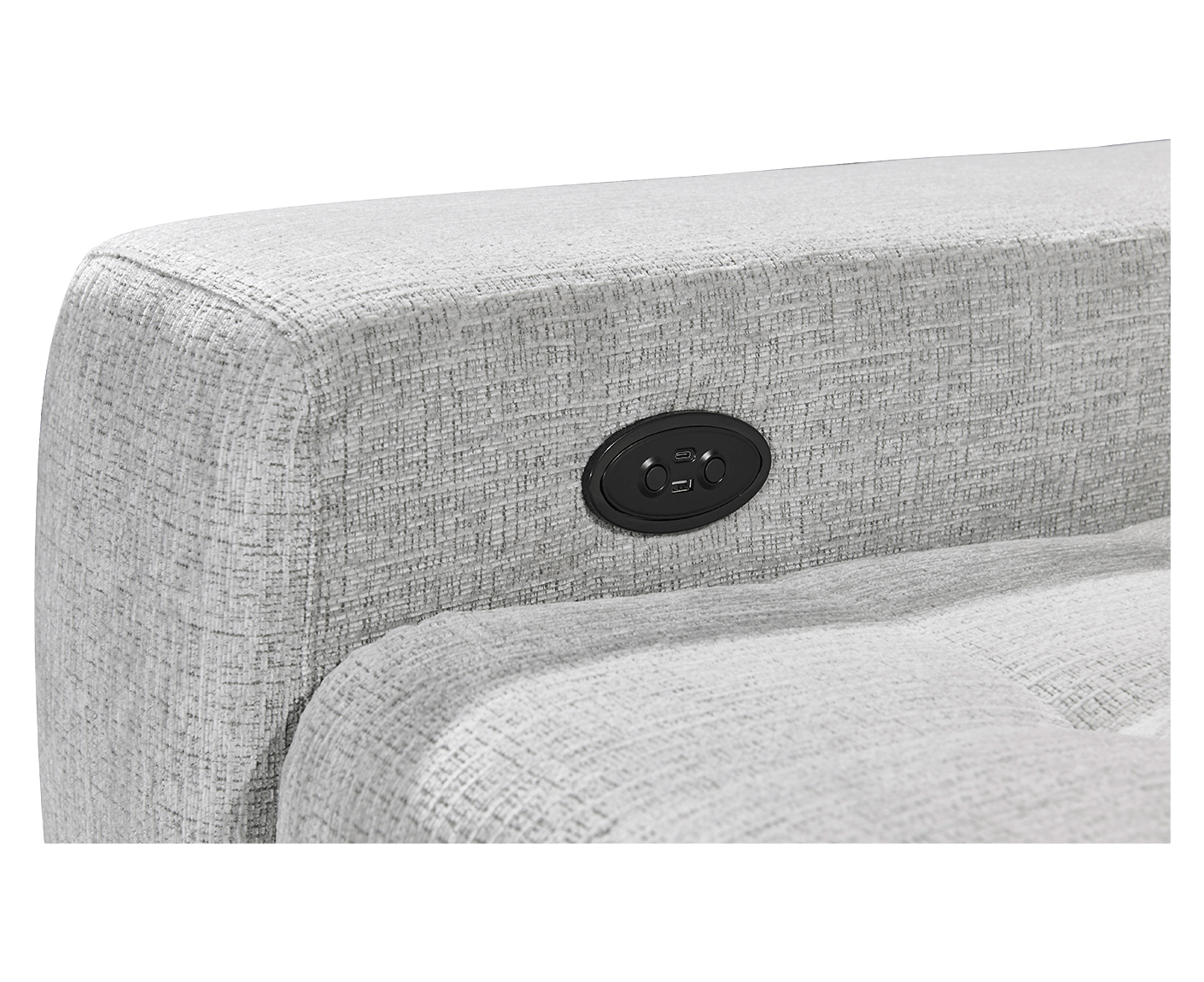 Varadero Ecksofa 289 x 220 cm, mit verstellbaren Kopfstützen & elektrischer Sitztiefenverstellung
