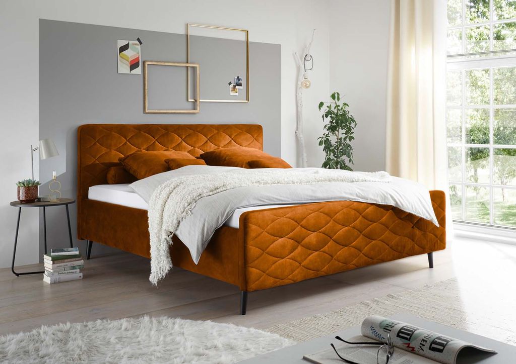 Mario A Polsterbett Doppelbett, Samt