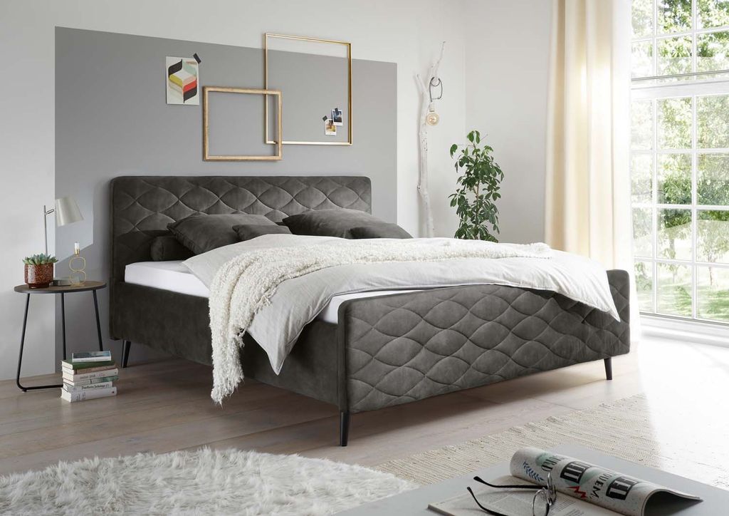 Mario A Polsterbett Doppelbett, Samt