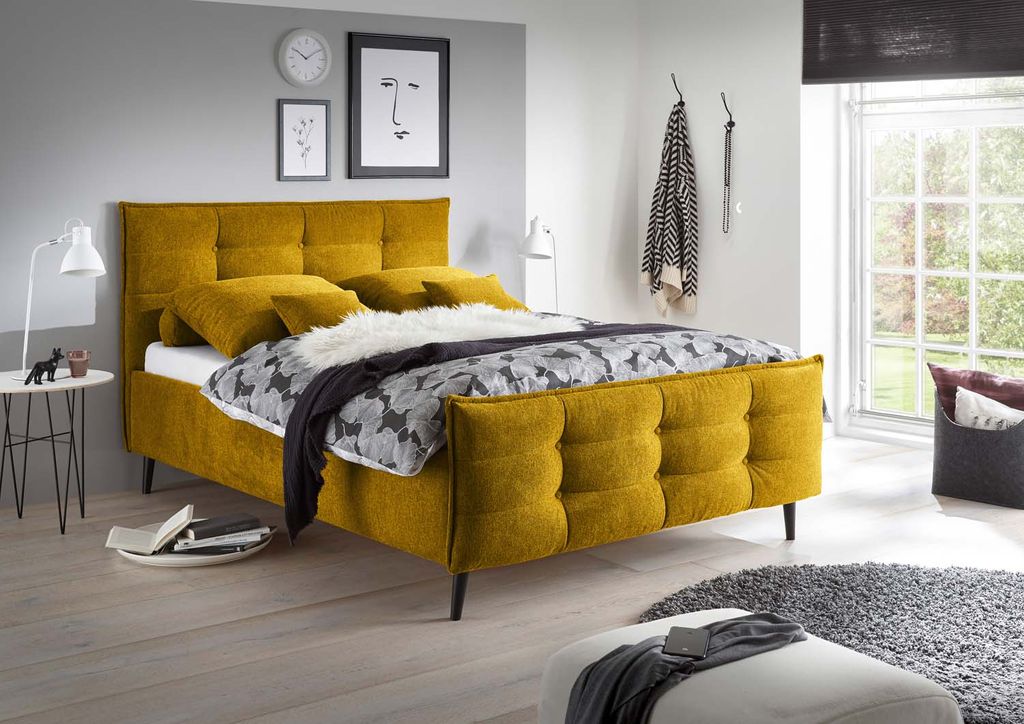 Mario B Polsterbett Einzelbett, Samt