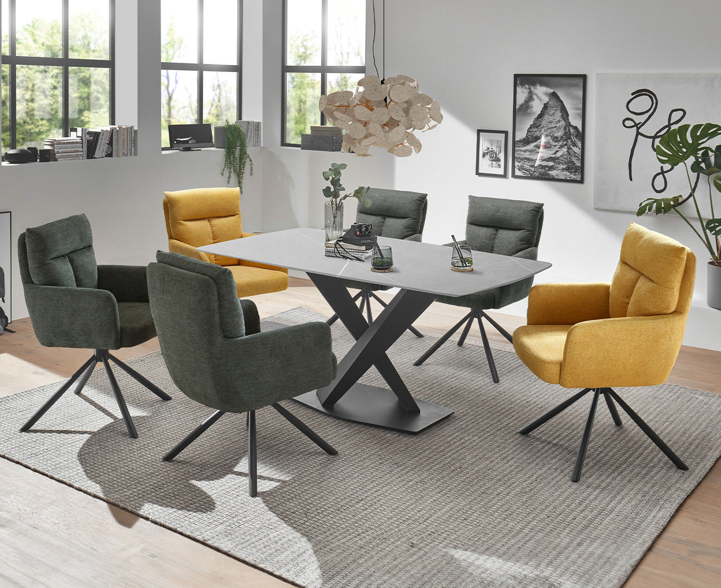 Ventura Esstisch 180x90 cm Keramik