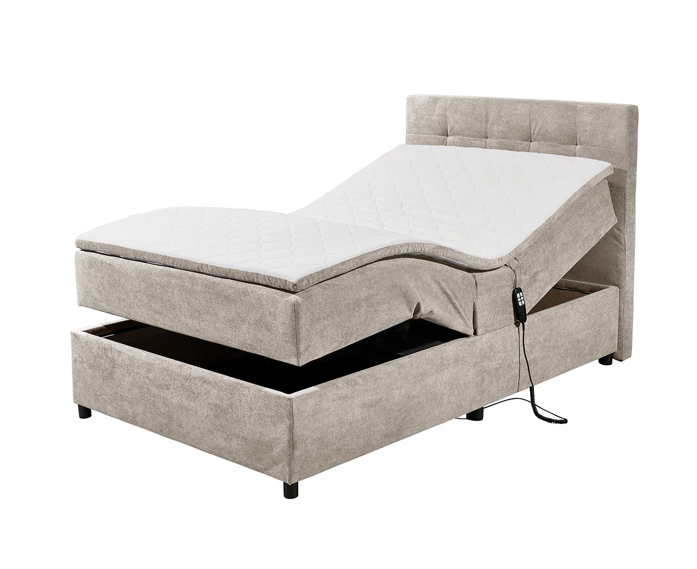 Westwood Boxbett / Polsterbett 120 x 200 cm, inkl. Motor