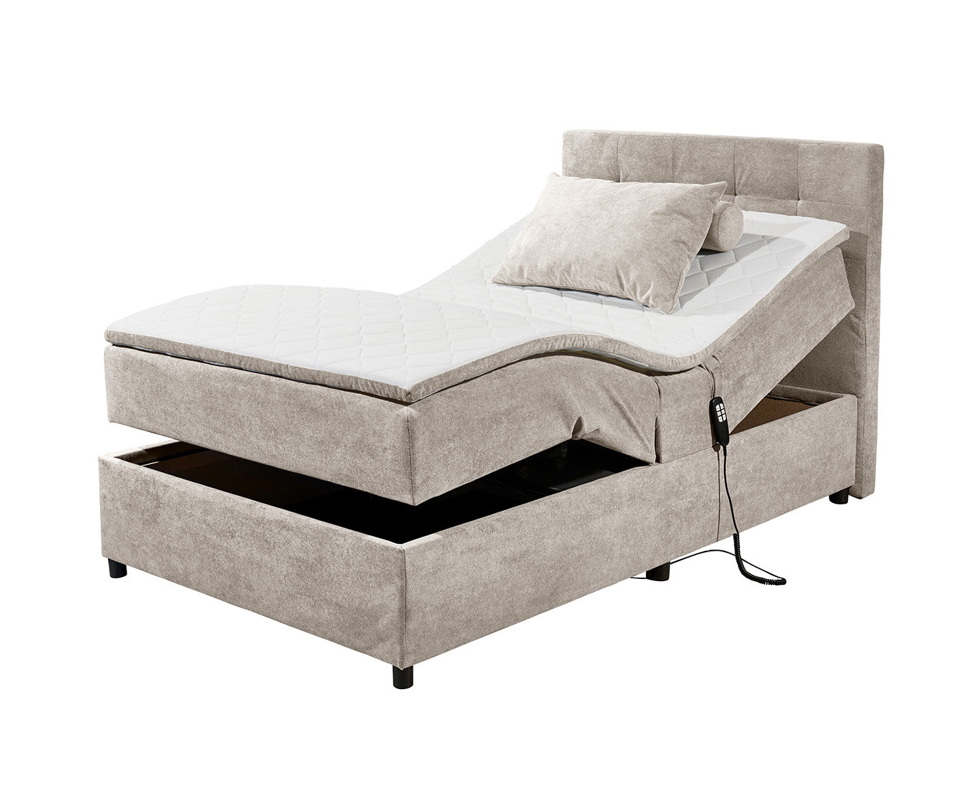Westwood Boxbett / Polsterbett 120 x 200 cm, inkl. Motor