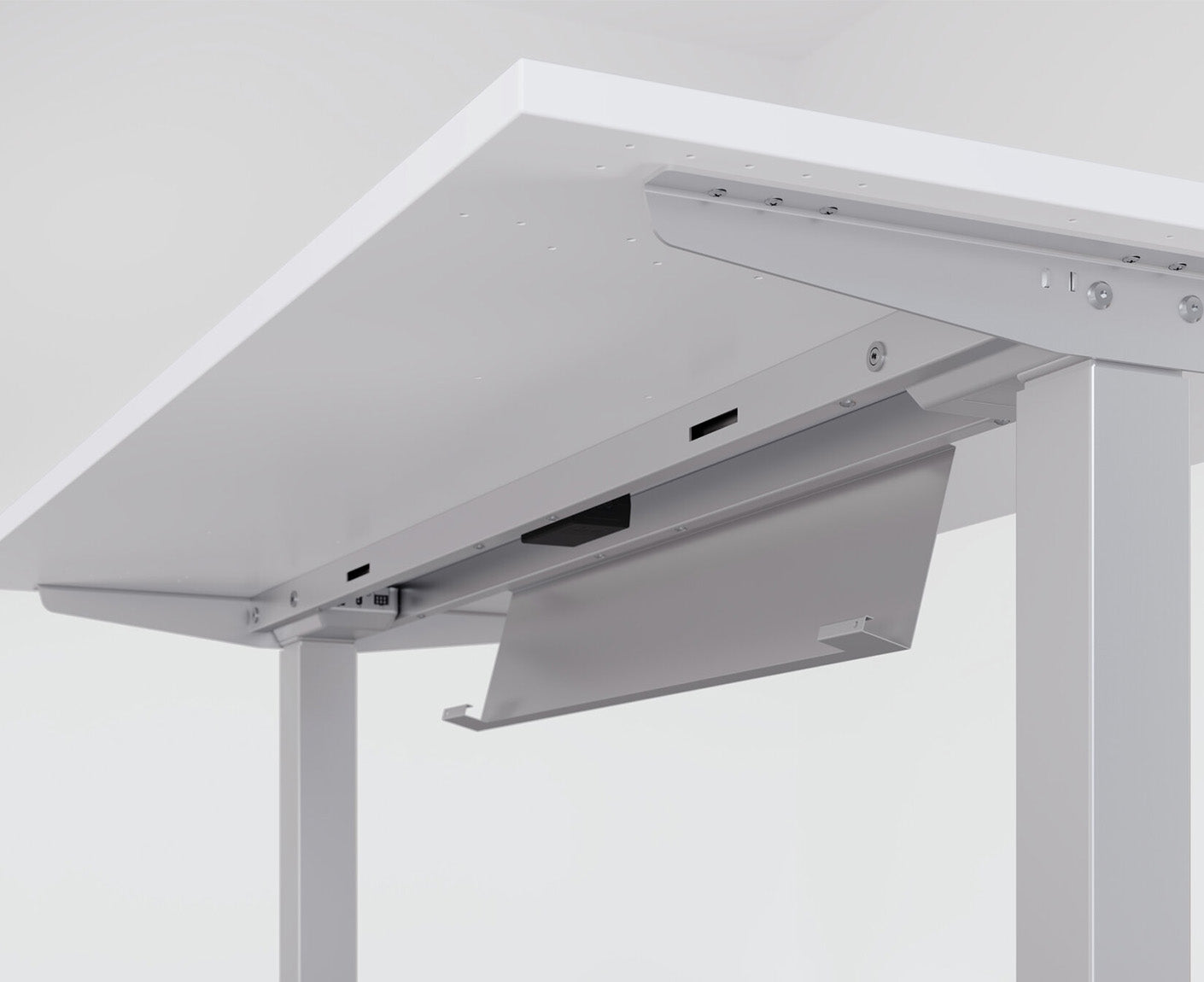 Konferenztisch Höhenverstellbar XDSM | 2-Motoren | 220 x 103 cm | elektrisch