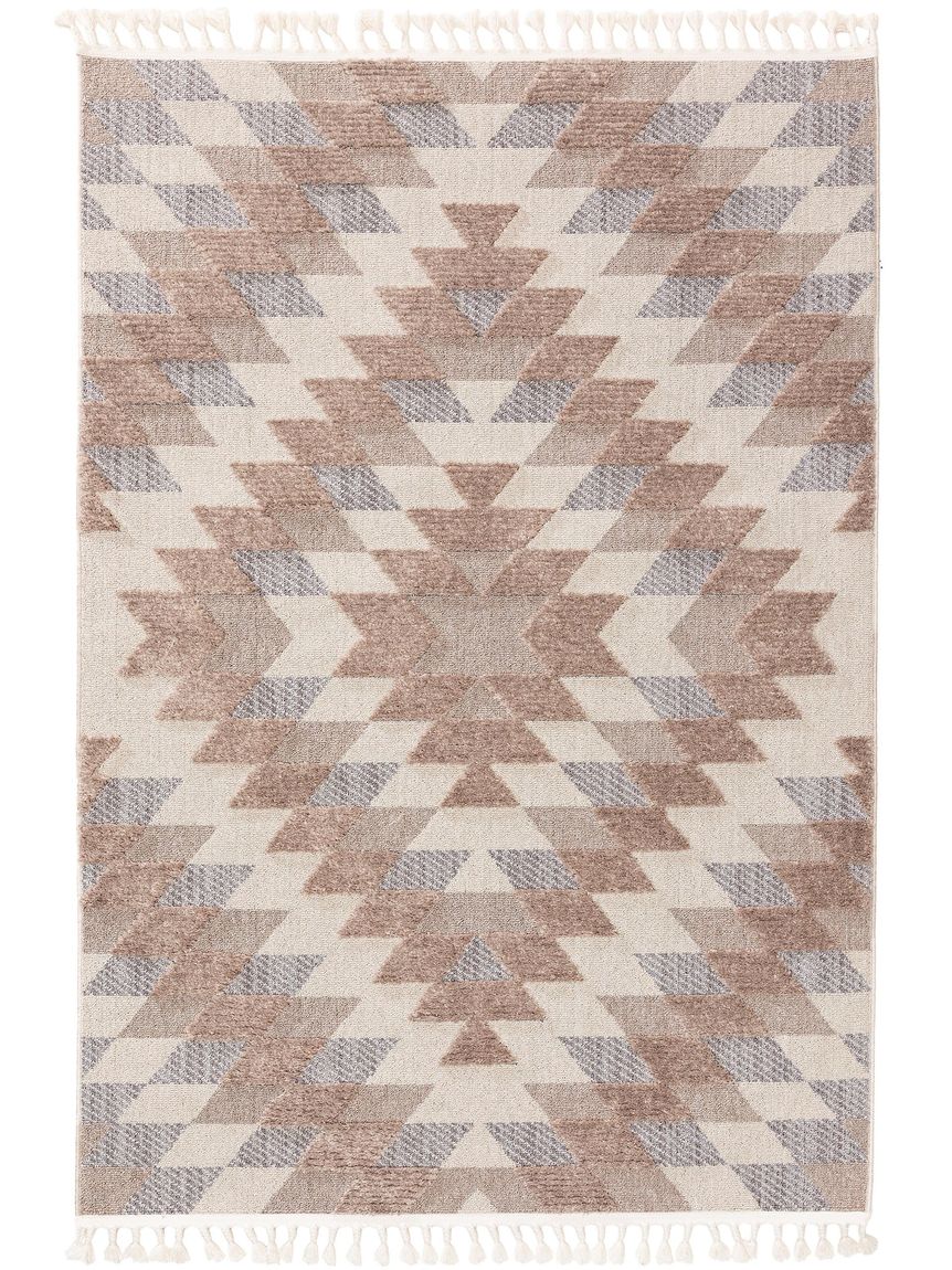 Teppich Oyo Beige / Grau