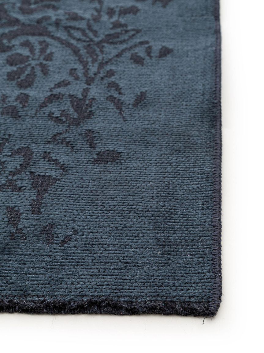 Flachgewebeteppich Benji Blau