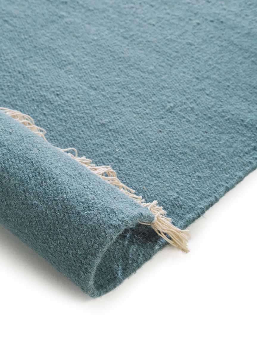 Wollteppich Liv Hellblau