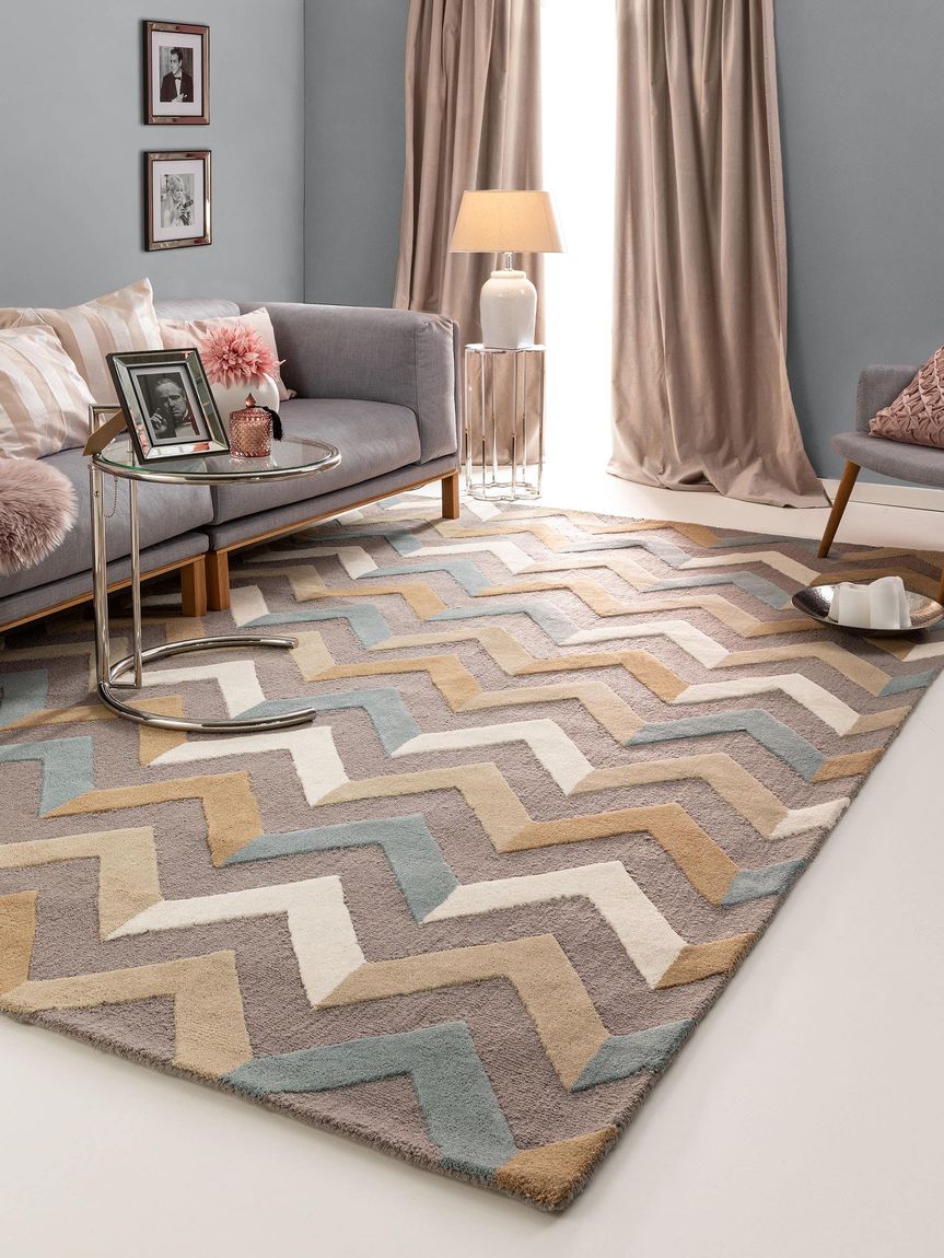 Wollteppich Windsor Grau