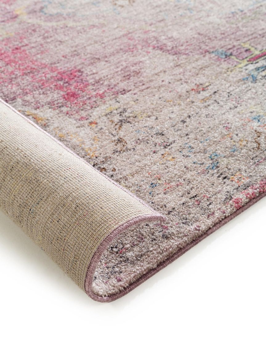 Teppich Tara Bunt / Pink
