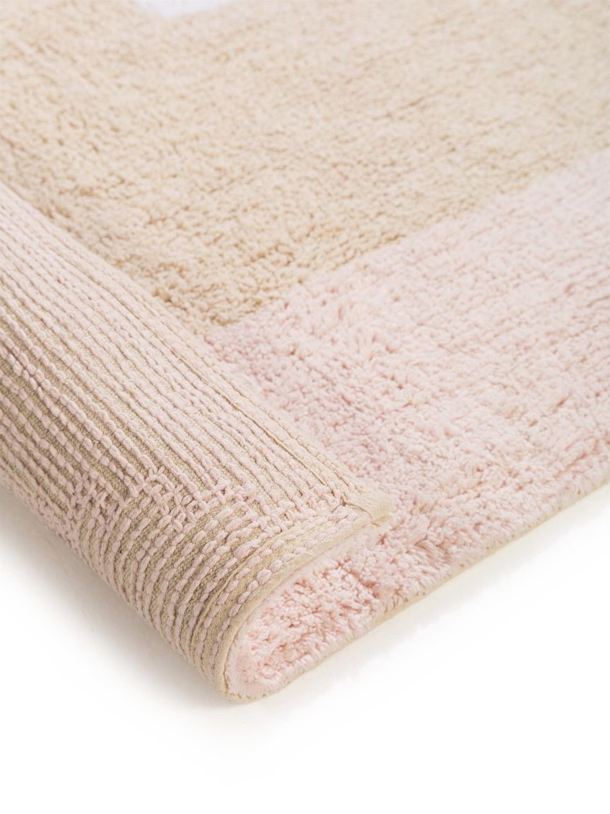 Waschbarer Kinderteppich Inka 150x150 cm Rosa
