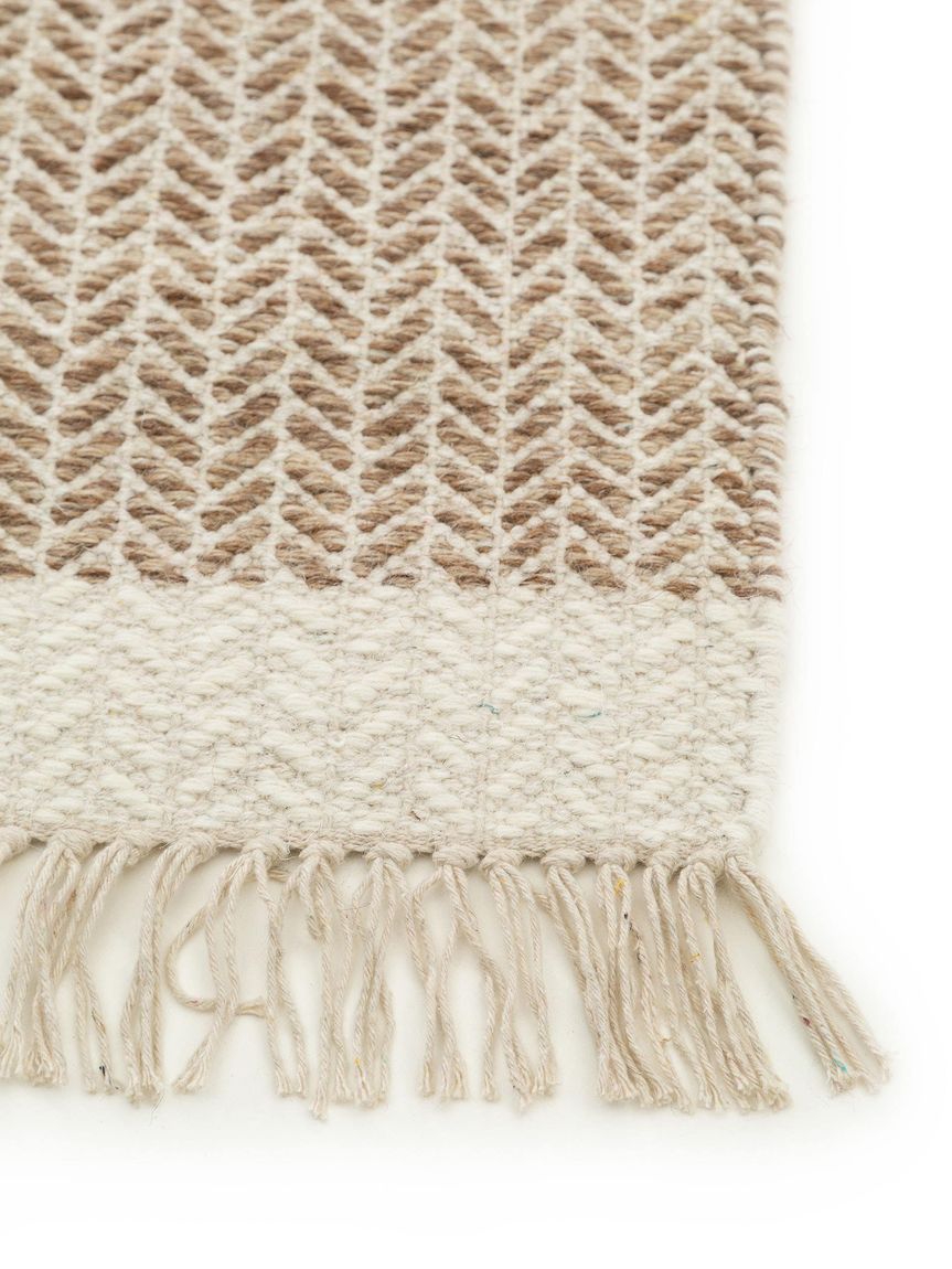 Wollteppich / Läufer Kim Beige