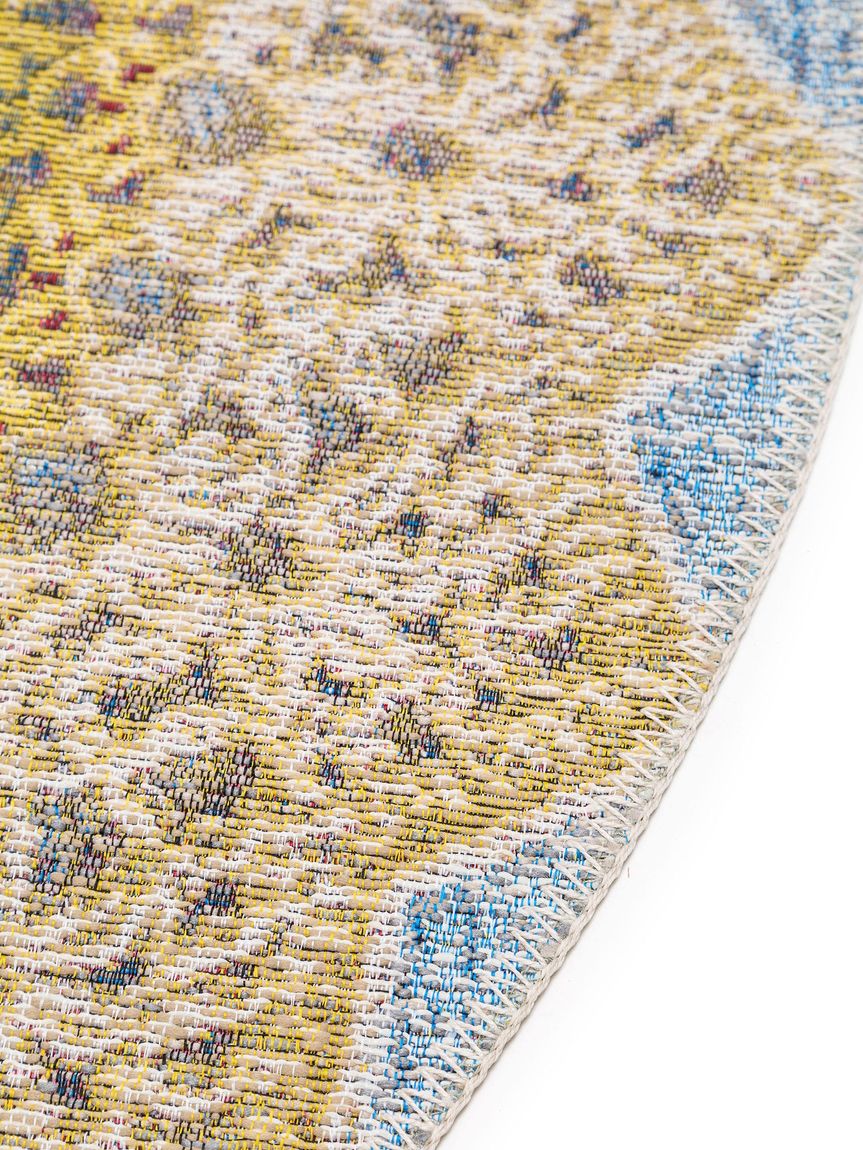 In- & Outdoor Teppich rund Kenya Ø 160 cm rund Bunt
