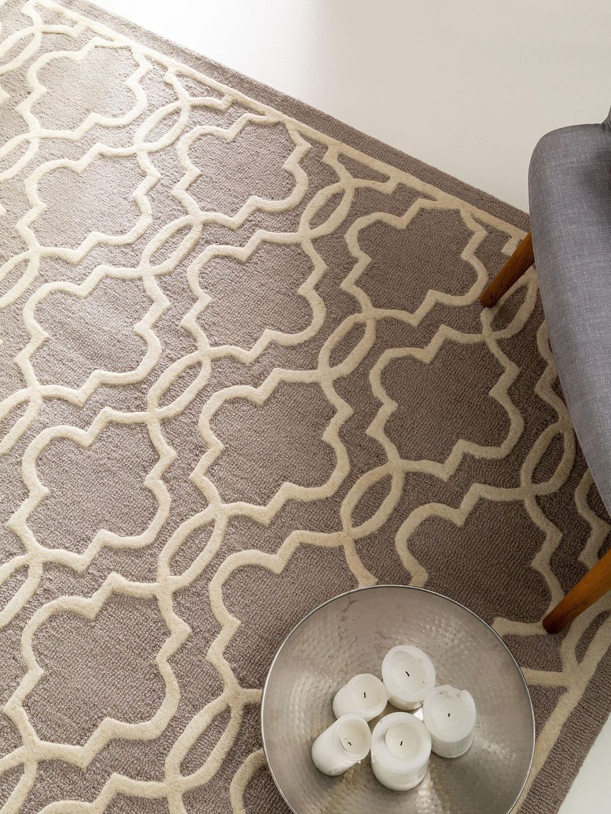 Wollteppich Windsor Grau