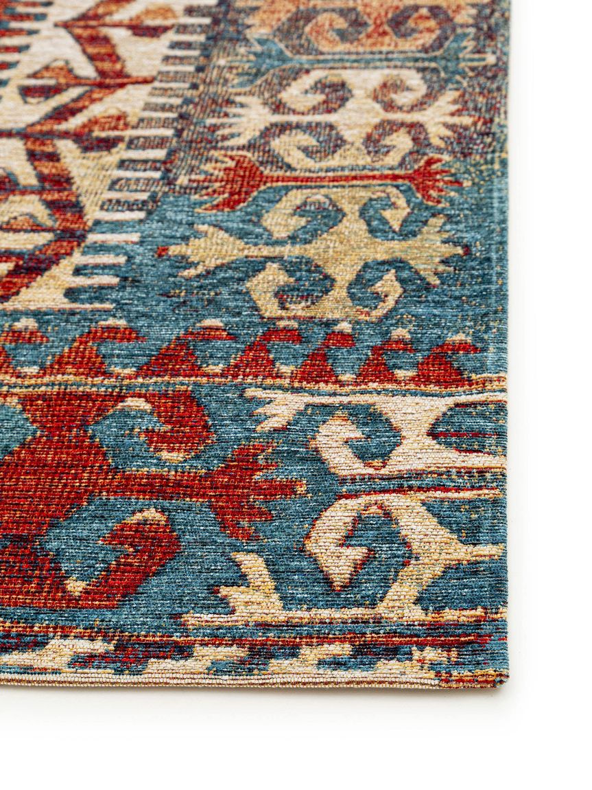 Flachgewebeteppich Aura Bunt