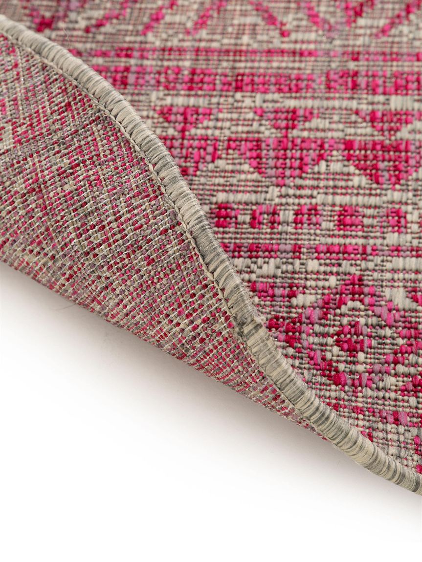 In- & Outdoor Teppich rund Cleo Rosa