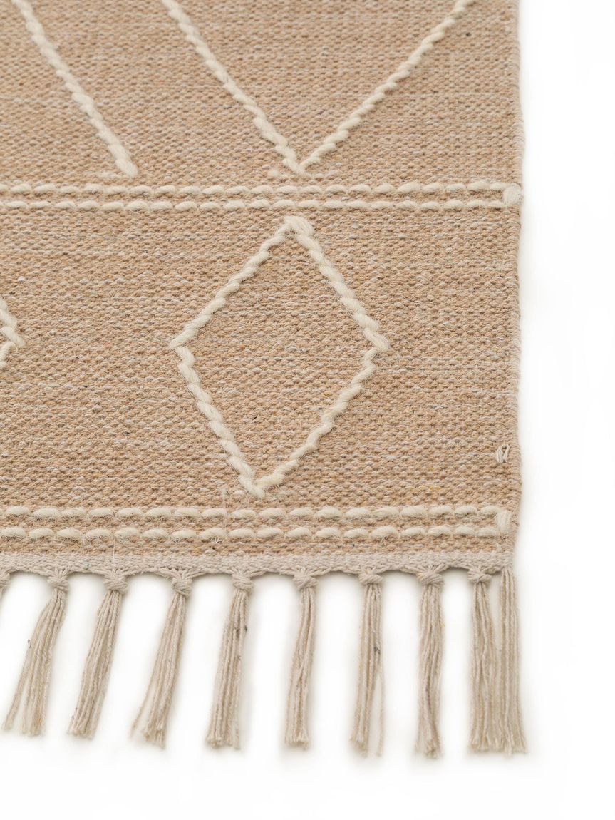 Baumwollteppich Sydney Beige