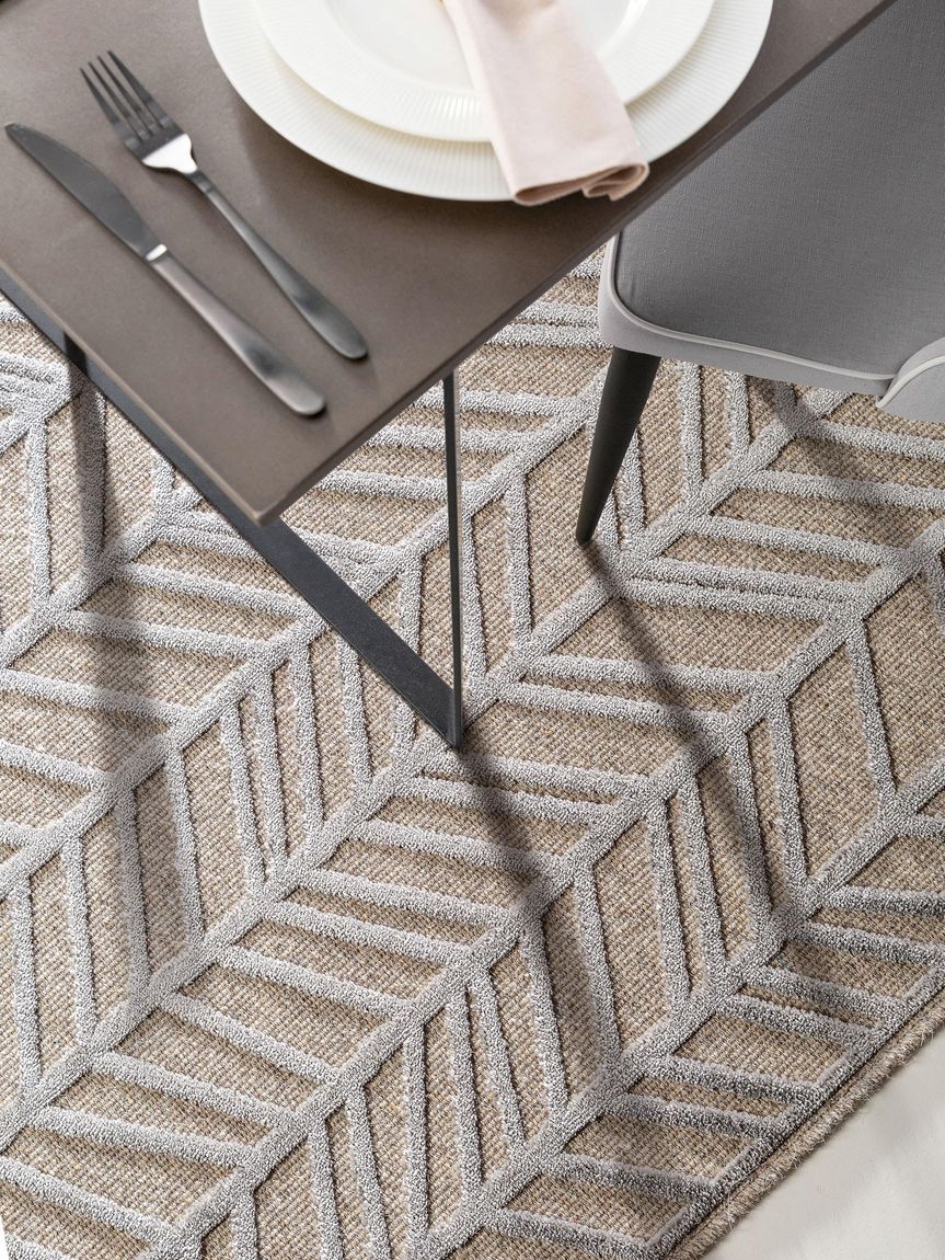 Teppich North Grau