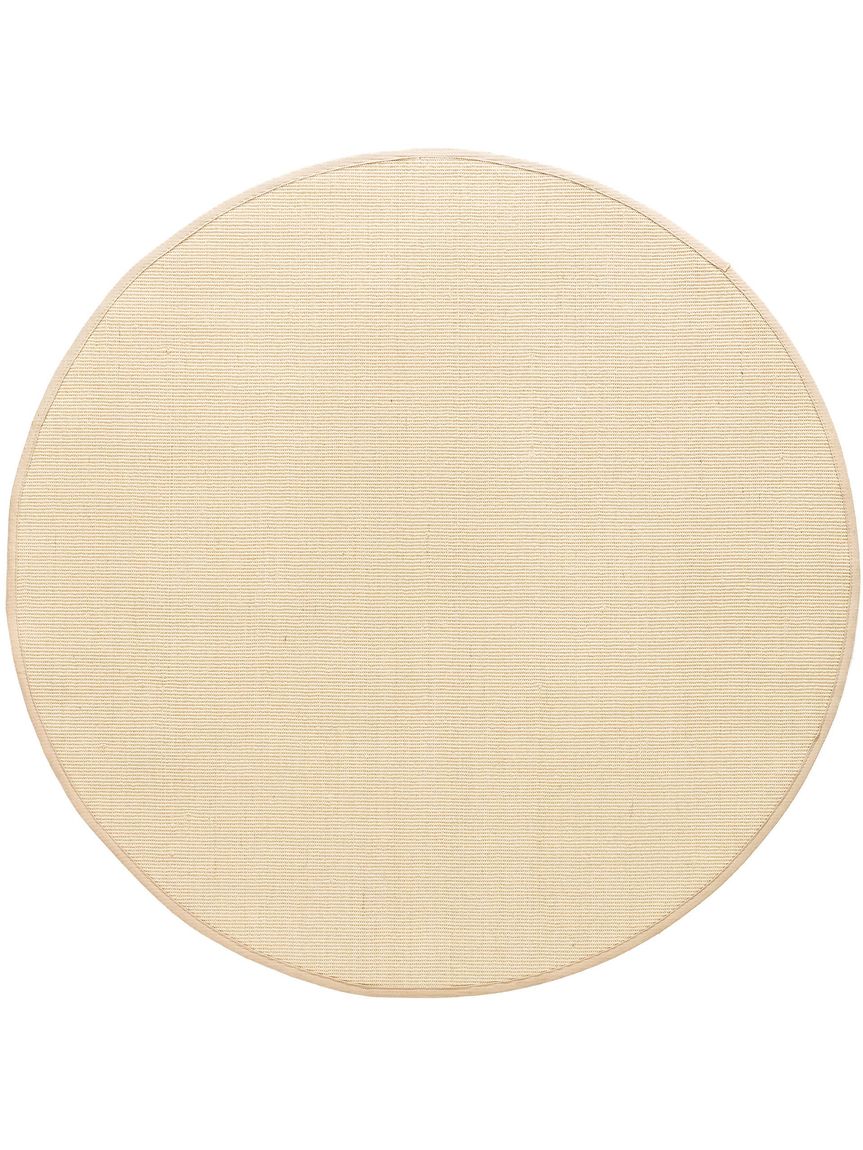 Sisalteppich rund Sisal Creame
