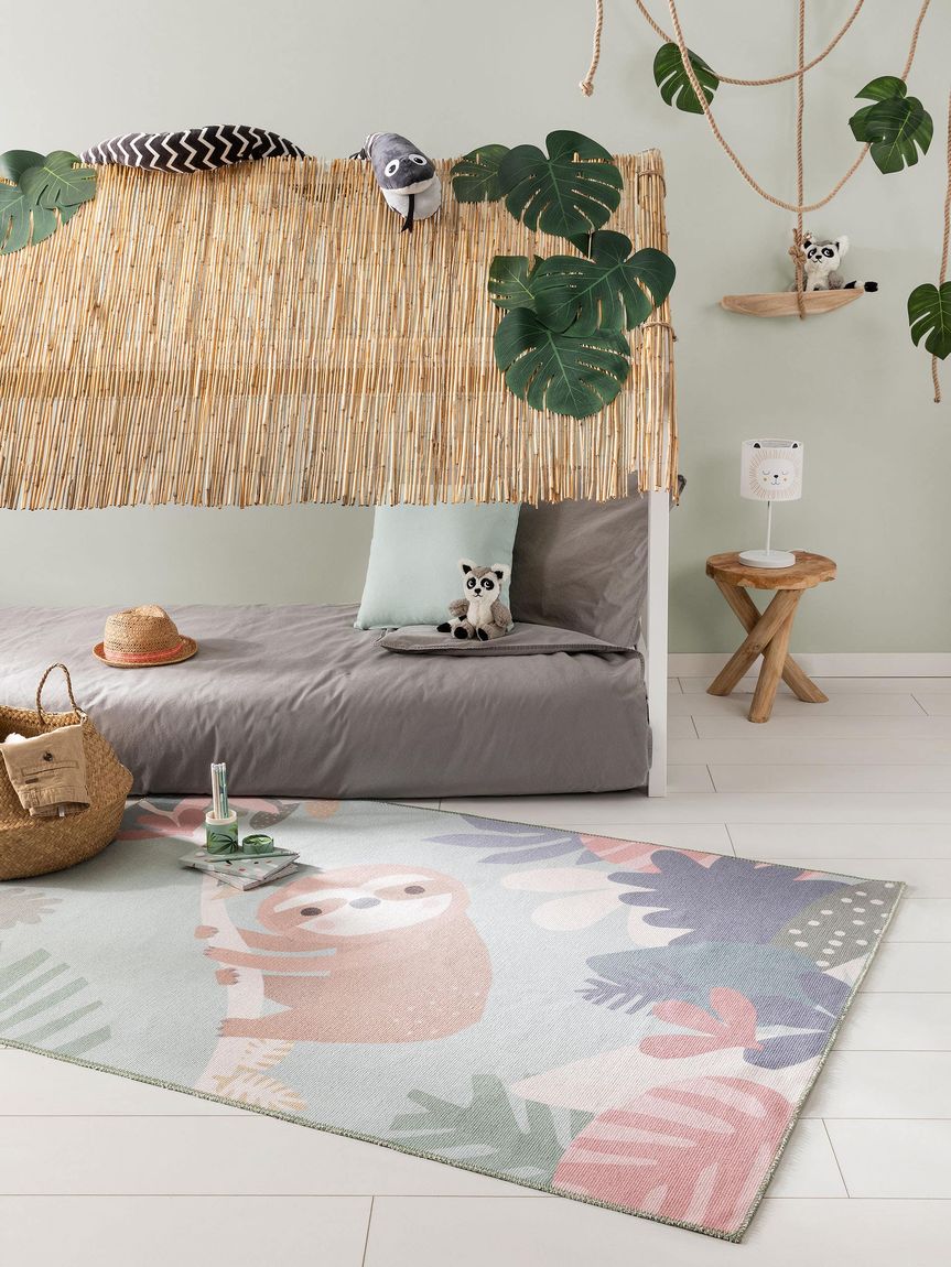 Kinderteppich Bali Türkis