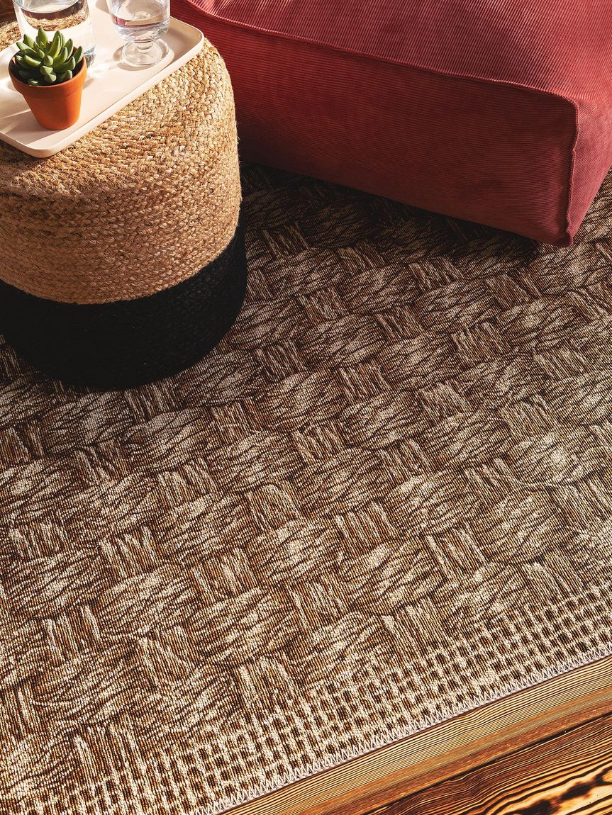 In- & Outdoor Teppich Kenya Creame / Beige