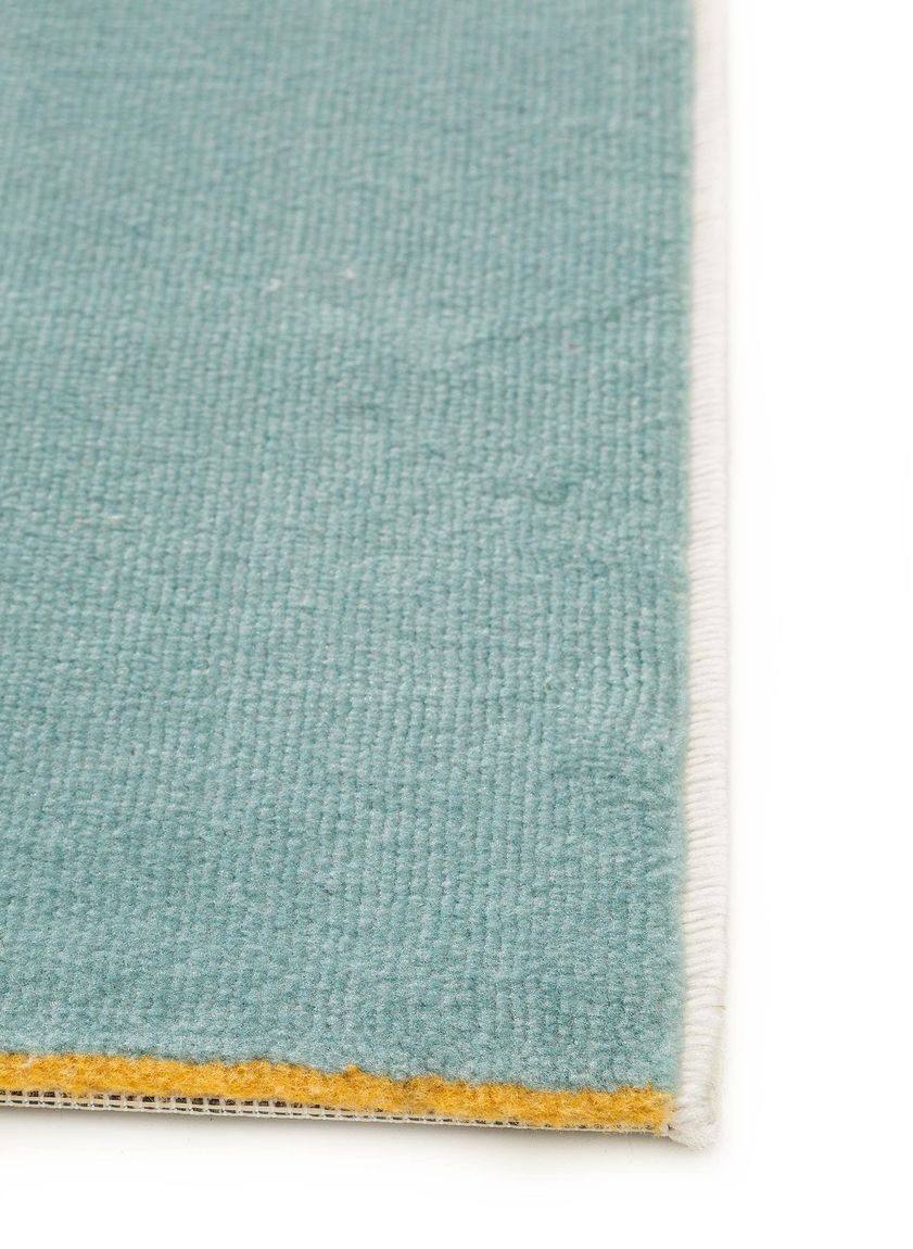 Teppich Dessert Blau / Gelb