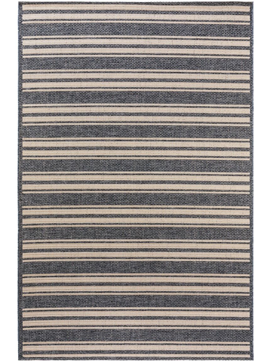 In- & Outdoor Teppich River Beige / Blau
