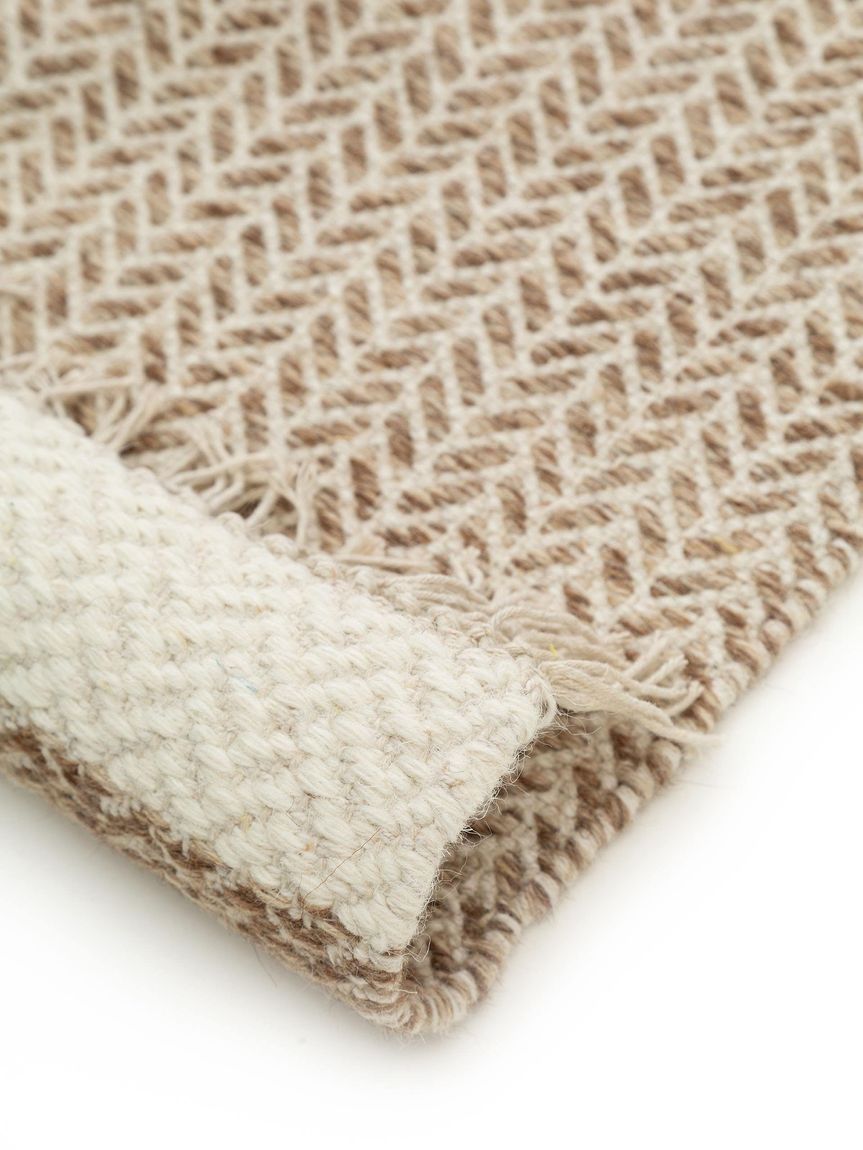 Wollteppich / Läufer Kim Beige