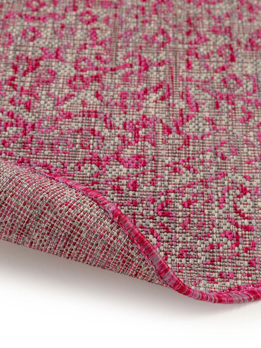In- & Outdoor Teppich rund Cleo Rosa