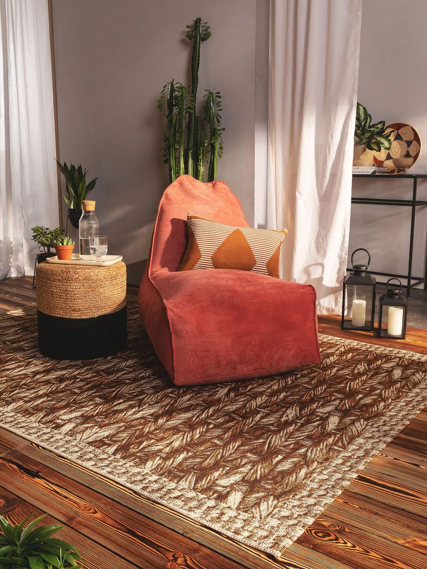In- & Outdoor Teppich Kenya Creame / Beige