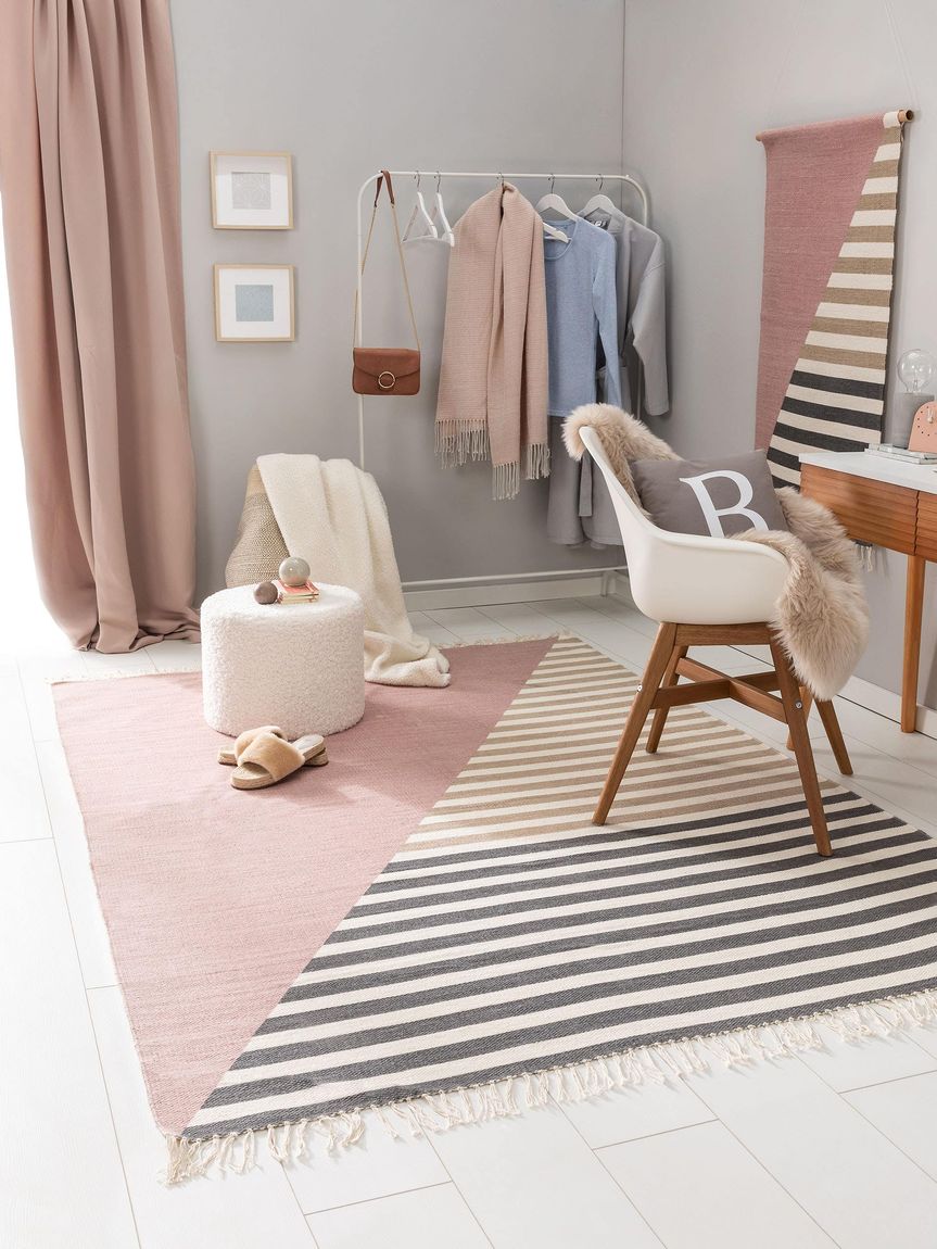Wollteppich Oasis Rosa