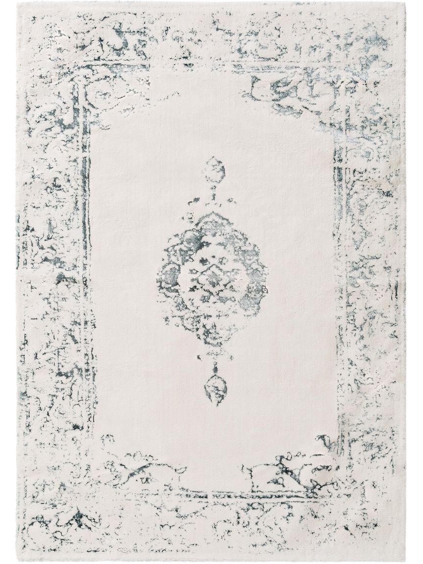 Waschbarer Teppich Luis 150x230 cm Beige / Türkis