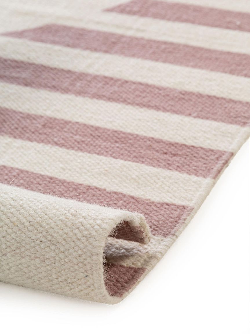Wollteppich Oasis Creame / Rosa