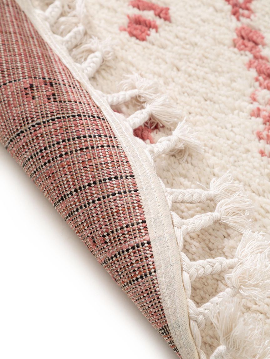 Teppich rund Bosse Ø 150 cm rund Rosa