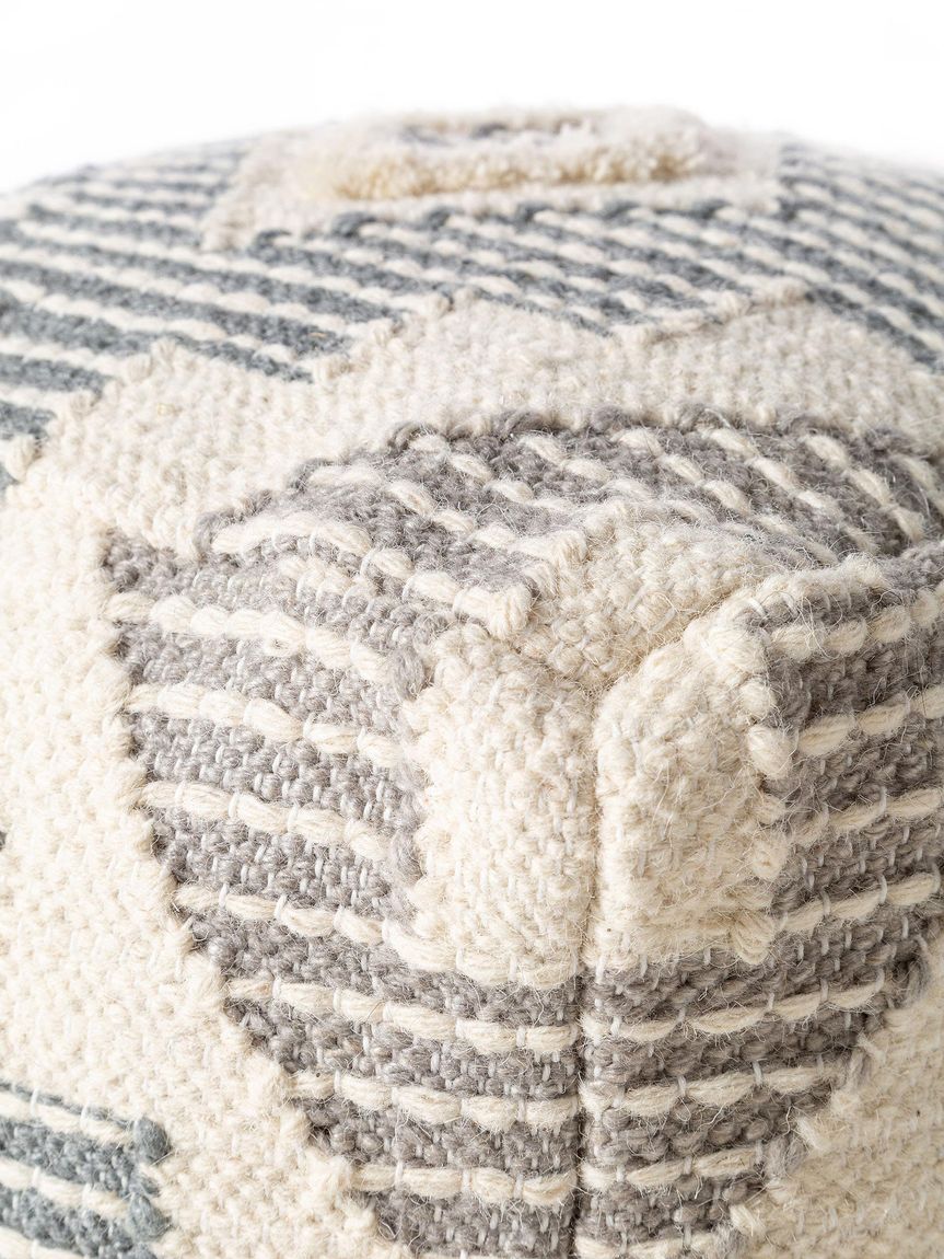 Pouf Wanda 45x45x45 cm Dunkelgrau