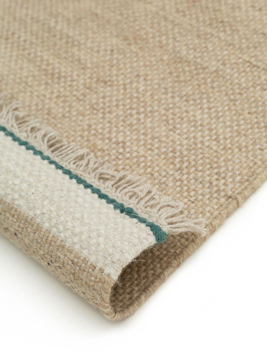 Wollteppich / Läufer Karla Beige