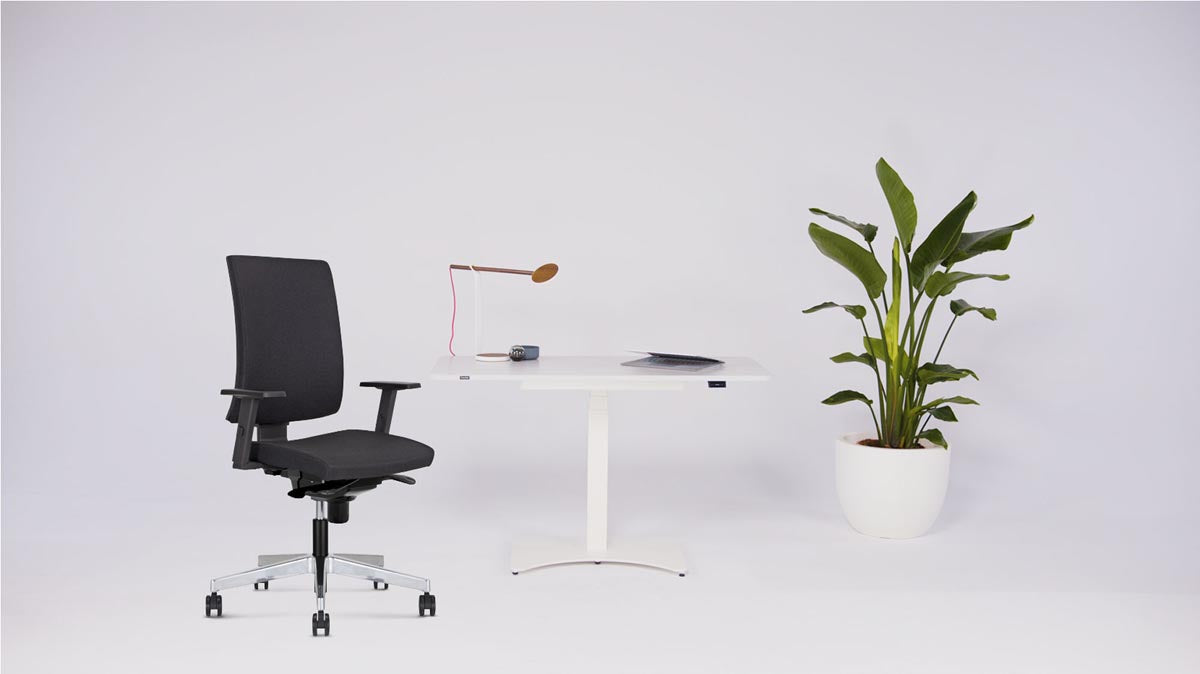 NAVIGO Bürostuhl / Drehstuhl Schwarz