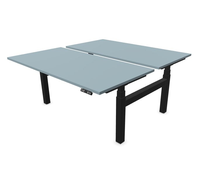 eUp 3 Workbench Doppelarbeitsplatz, elektrisch höhenverstellbar Fjordgrün