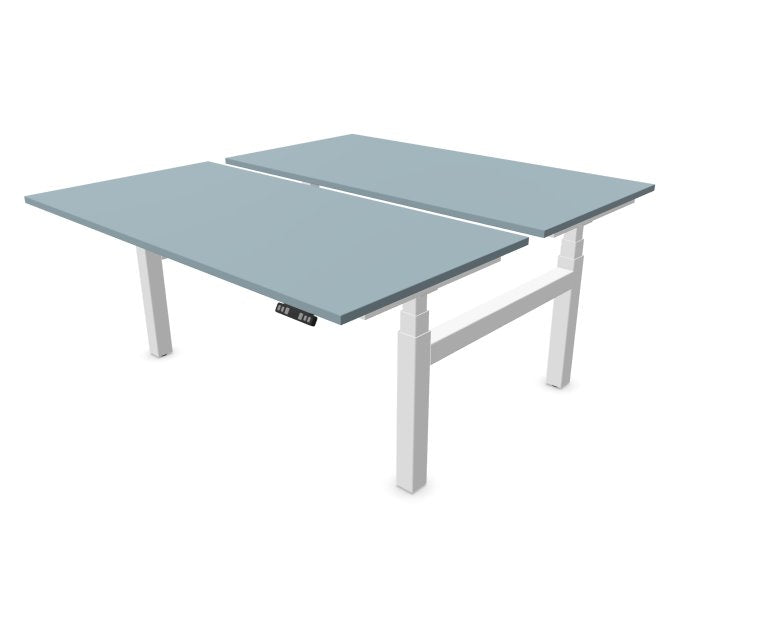 eUp 3 Workbench Doppelarbeitsplatz, elektrisch höhenverstellbar Fjordgrün