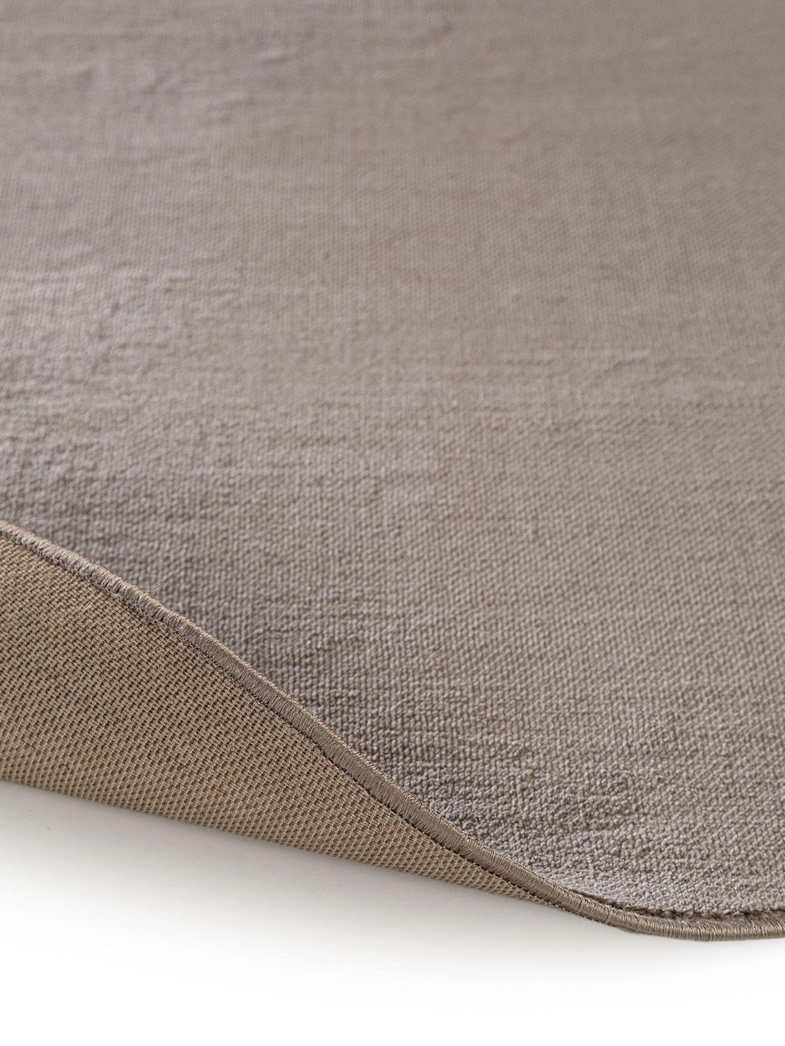 Teppich rund Velvet Braun