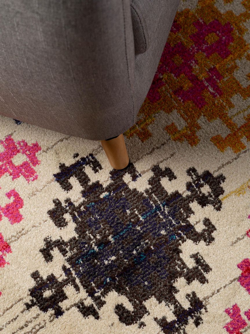 Teppich Casa Bunt / Beige