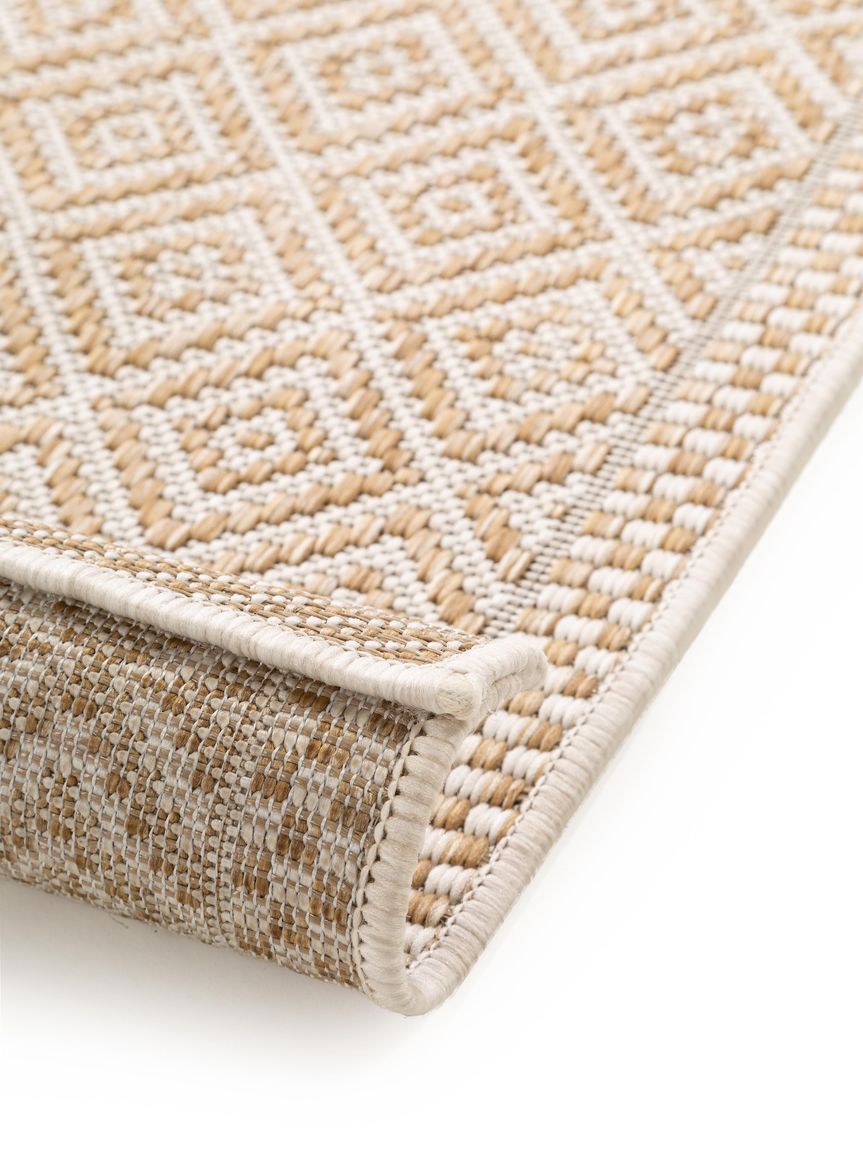 In- & Outdoor Läufer Cleo 80x240 cm Creame / Beige