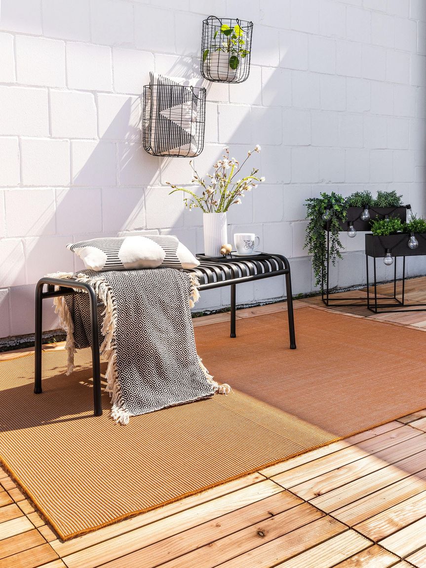 In- & Outdoor Teppich Nillo Kupfer